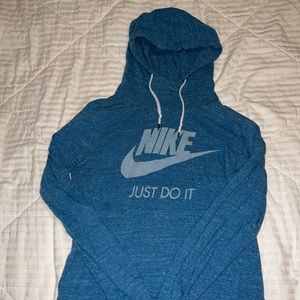 Medium blue Nike cowl neck sweatshirt